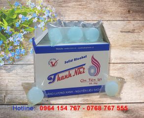 Cồn thạch đóng túi Cồn thạch đóng túi
